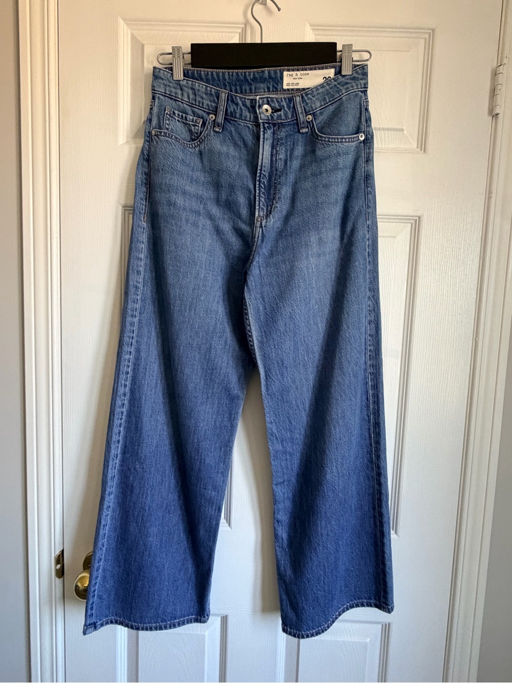 rag & bone Lori High Rise wide leg crop